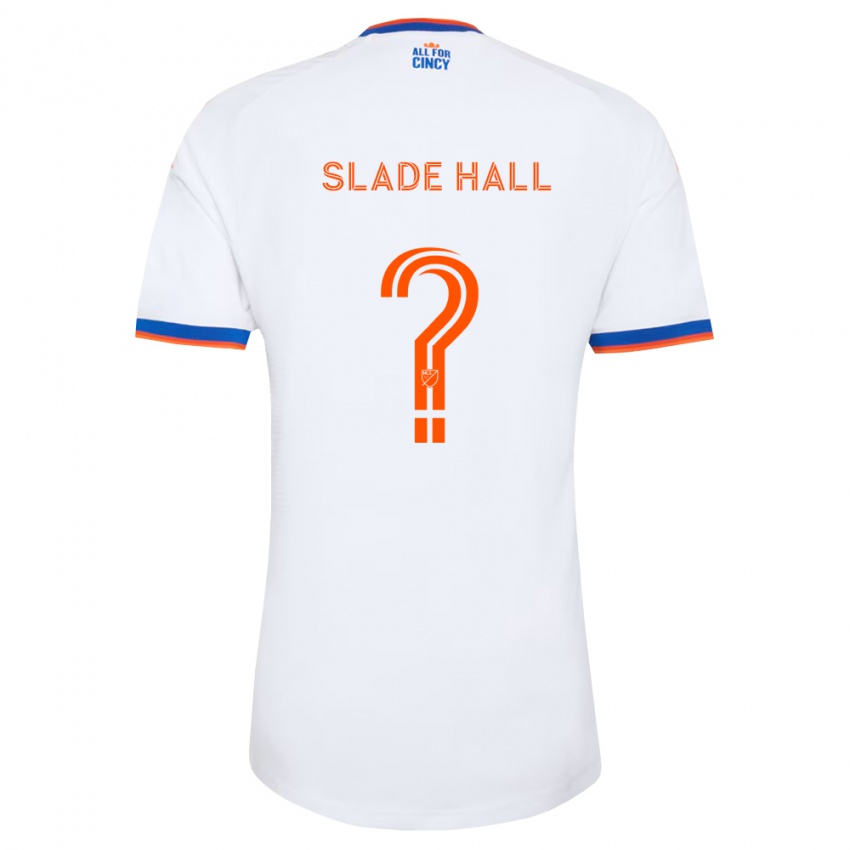 גברים Slade Hall #0 לבן כחול צי כתום הרחק ג'רזי 2026/27 חולצה קצרה