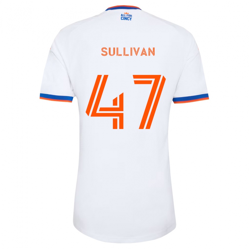גברים Michael Sullivan #47 לבן כחול צי כתום הרחק ג'רזי 2026/27 חולצה קצרה