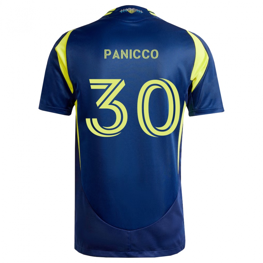 גברים אליוט פניקו #30 צהוב כחול צי הרחק ג'רזי 2026/27 חולצה קצרה