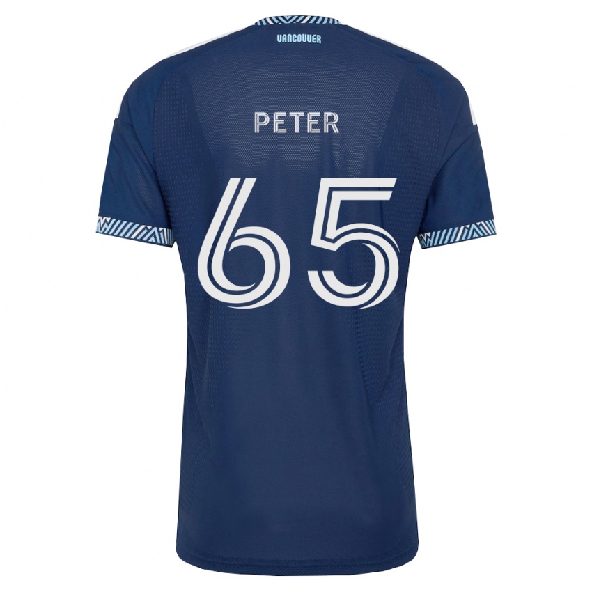 גברים Anyole Peter #65 כחול עמוק לבן הרחק ג'רזי 2026/27 חולצה קצרה