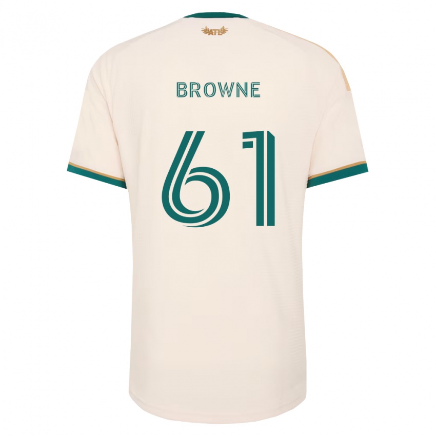 גברים Adedamola Browne #61 ירוק שמפניה הרחק ג'רזי 2026/27 חולצה קצרה