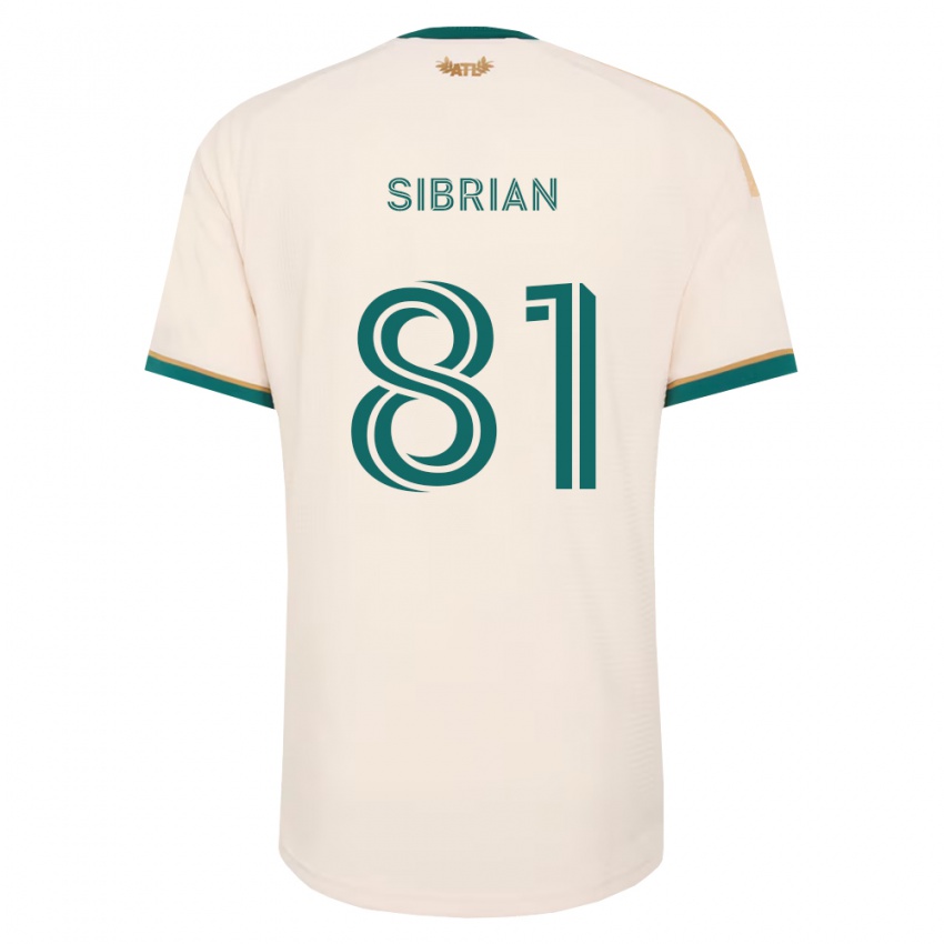 גברים David Sibrian #81 ירוק שמפניה הרחק ג'רזי 2026/27 חולצה קצרה