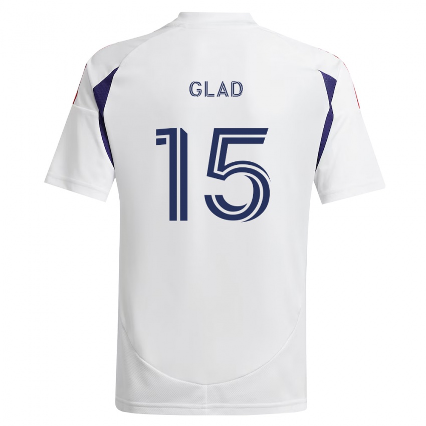 גברים Justen Glad #15 כחול מלכותי אדום חום הרחק ג'רזי 2026/27 חולצה קצרה