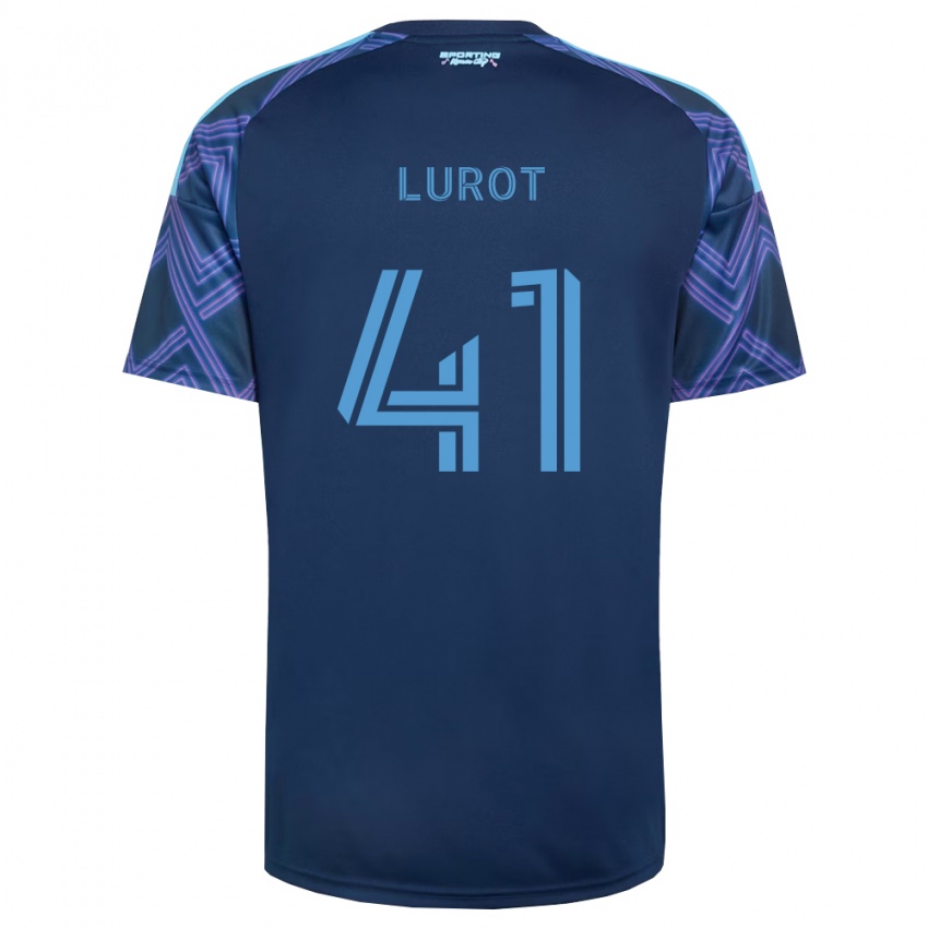 גברים Pierre Lurot #41 כחול מלכותי סגול הרחק ג'רזי 2026/27 חולצה קצרה