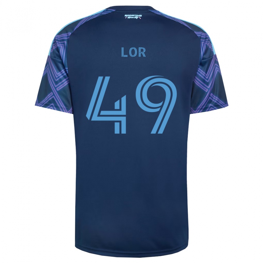 גברים Troy Lor #49 כחול מלכותי סגול הרחק ג'רזי 2026/27 חולצה קצרה