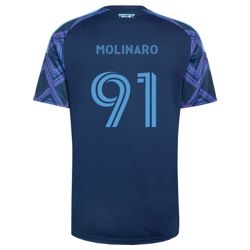 גברים Jacob Molinaro #91 כחול מלכותי סגול הרחק ג'רזי 2026/27 חולצה קצרה
