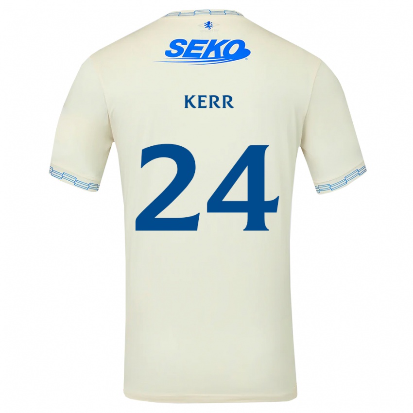 גברים סם קר #24 כחול שמיים עמוק לבן הרחק ג'רזי 2026/27 חולצה קצרה
