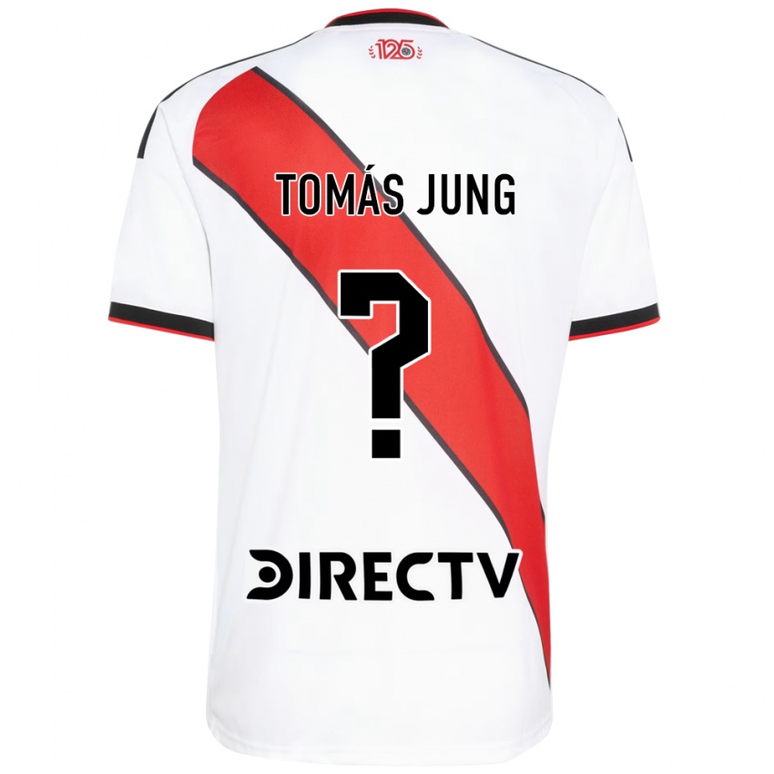נשים Tomás Jung #0 אדום שחור לבן ג'רזי ביתית 2026/27 חולצה קצרה