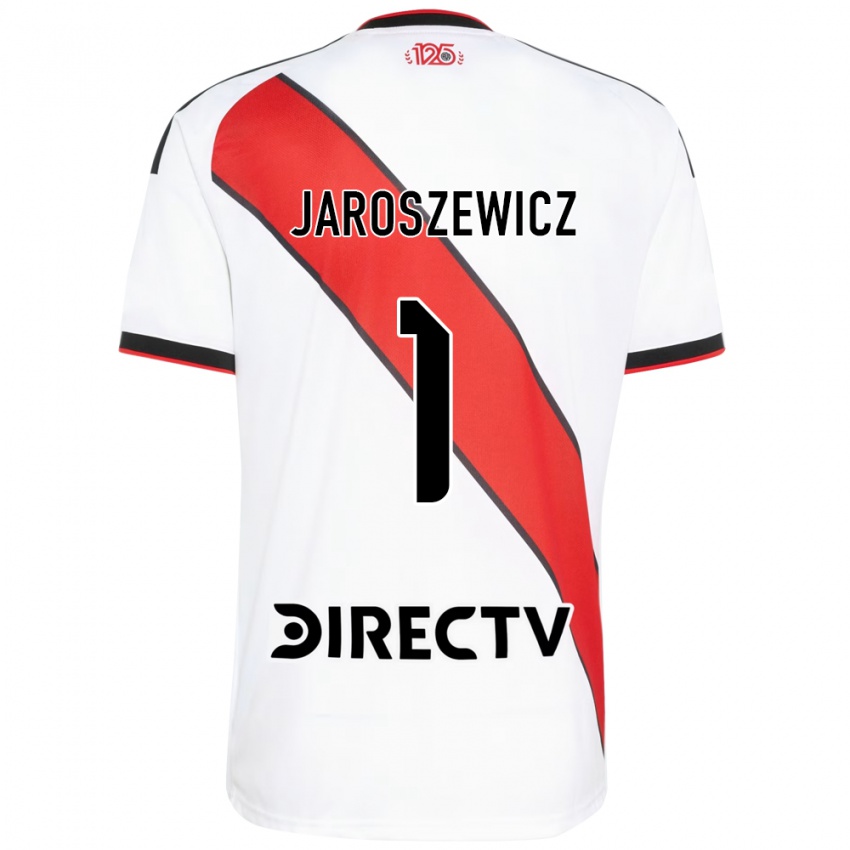 נשים Franco Jaroszewicz #1 אדום שחור לבן ג'רזי ביתית 2026/27 חולצה קצרה