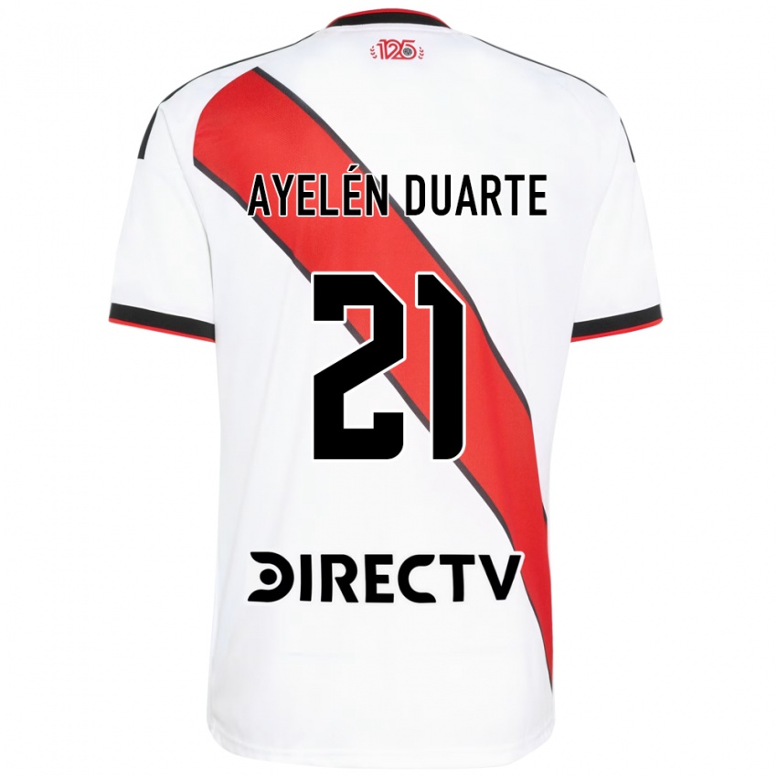 נשים Camila Ayelén Duarte #21 אדום שחור לבן ג'רזי ביתית 2026/27 חולצה קצרה