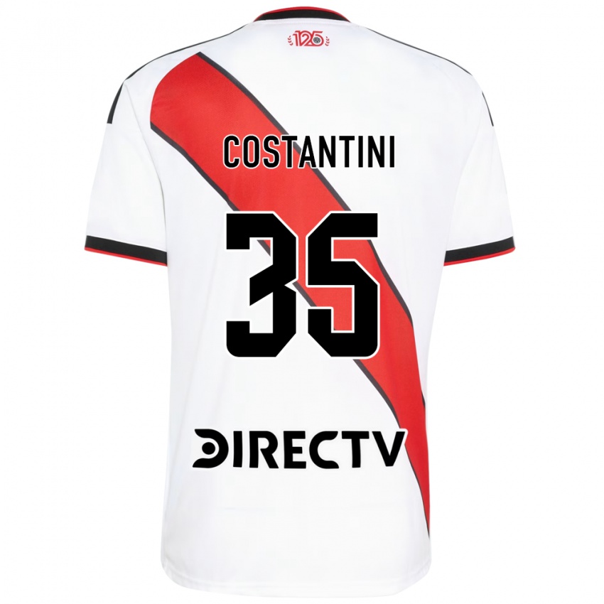 נשים Giorgio Costantini #35 אדום שחור לבן ג'רזי ביתית 2026/27 חולצה קצרה