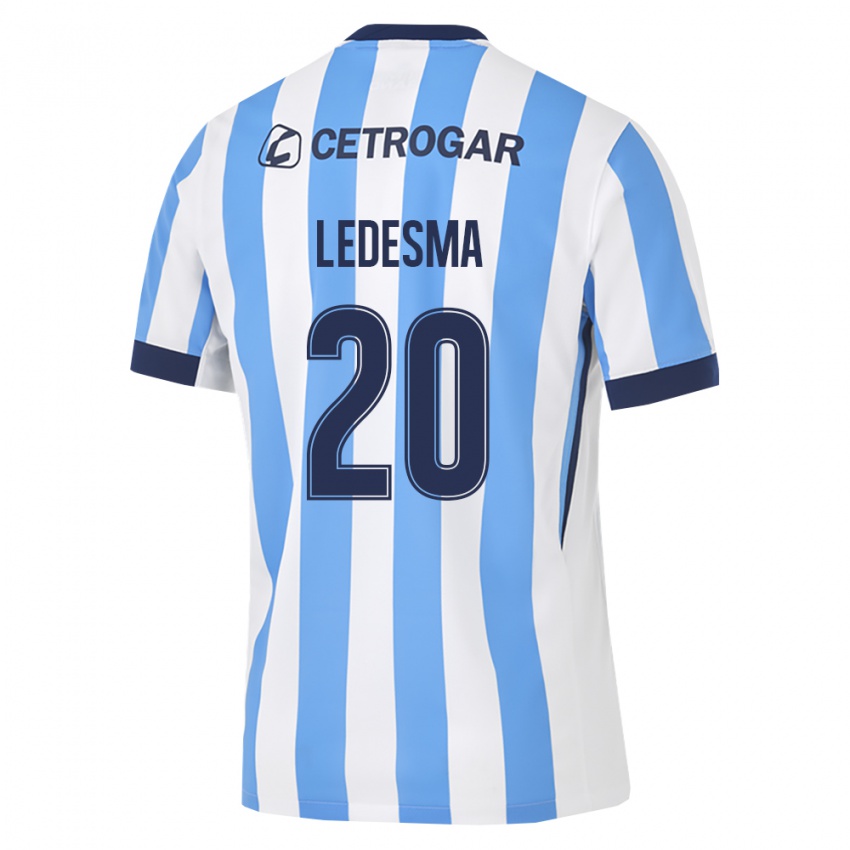 נשים Candela Ledesma #20 כחול בהיר לבן שחור ג'רזי ביתית 2026/27 חולצה קצרה