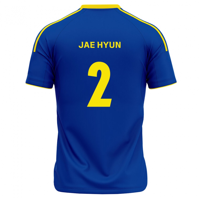 נשים Jae-Hyun Lee #2 כחול מלכותי צהוב ג'רזי ביתית 2026/27 חולצה קצרה