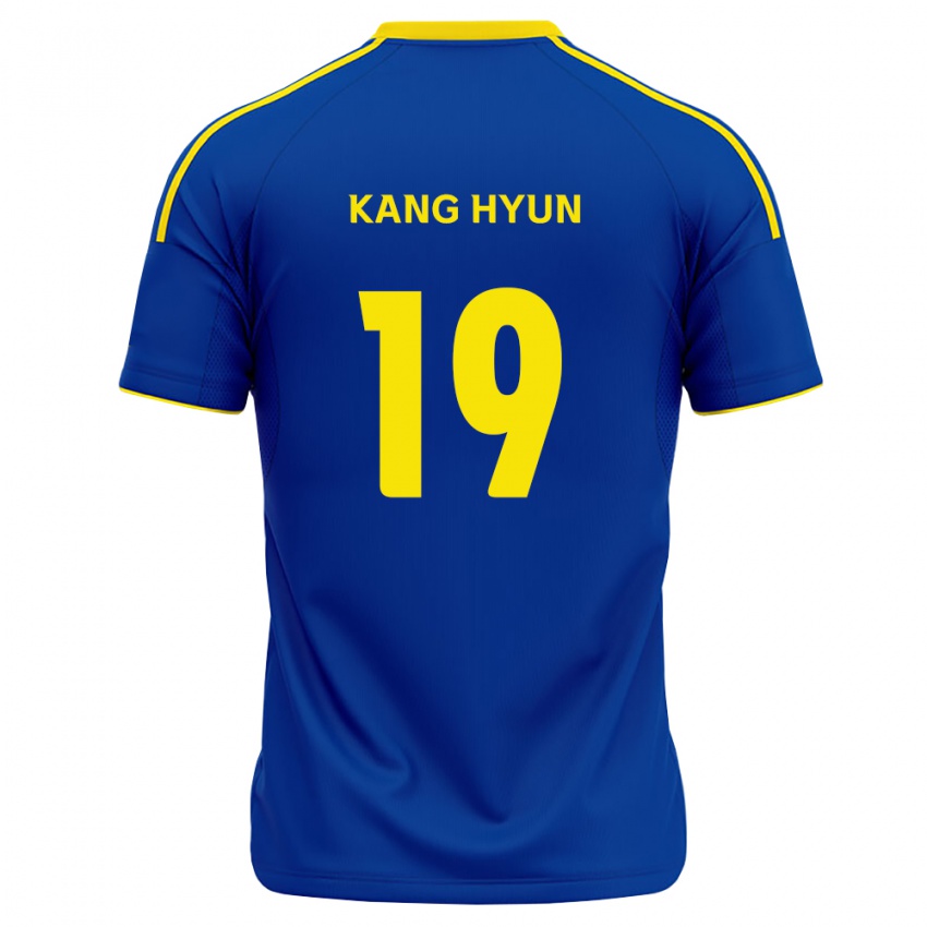 נשים Kang-Hyun Park #19 כחול מלכותי צהוב ג'רזי ביתית 2026/27 חולצה קצרה