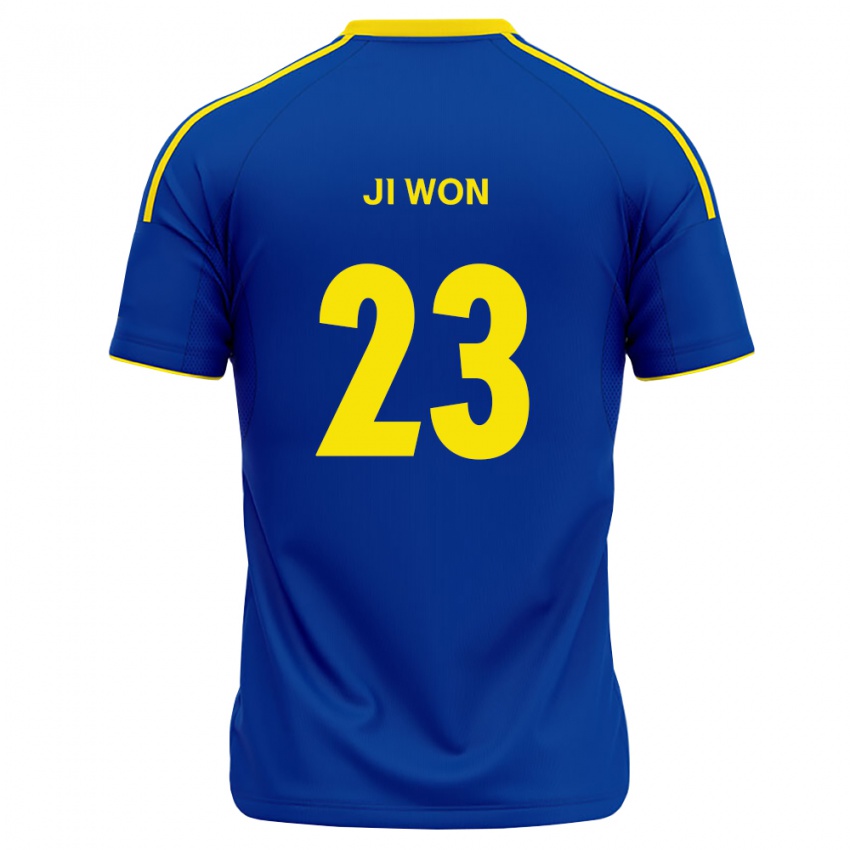 נשים Ji-Won Moon #23 כחול מלכותי צהוב ג'רזי ביתית 2026/27 חולצה קצרה