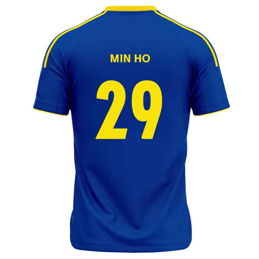 נשים Min-Ho Yeo #29 כחול מלכותי צהוב ג'רזי ביתית 2026/27 חולצה קצרה