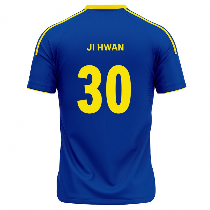 נשים Ji-Hwan Song #30 כחול מלכותי צהוב ג'רזי ביתית 2026/27 חולצה קצרה