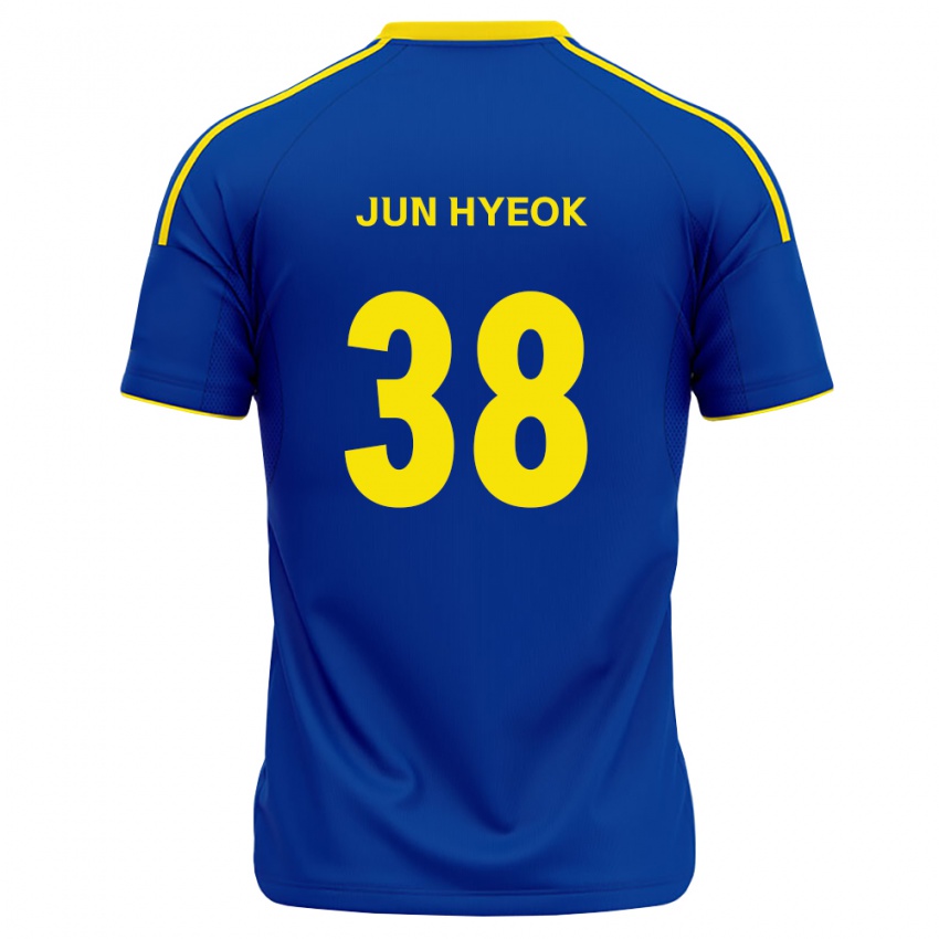נשים Jun-Hyeok Choi #38 כחול מלכותי צהוב ג'רזי ביתית 2026/27 חולצה קצרה