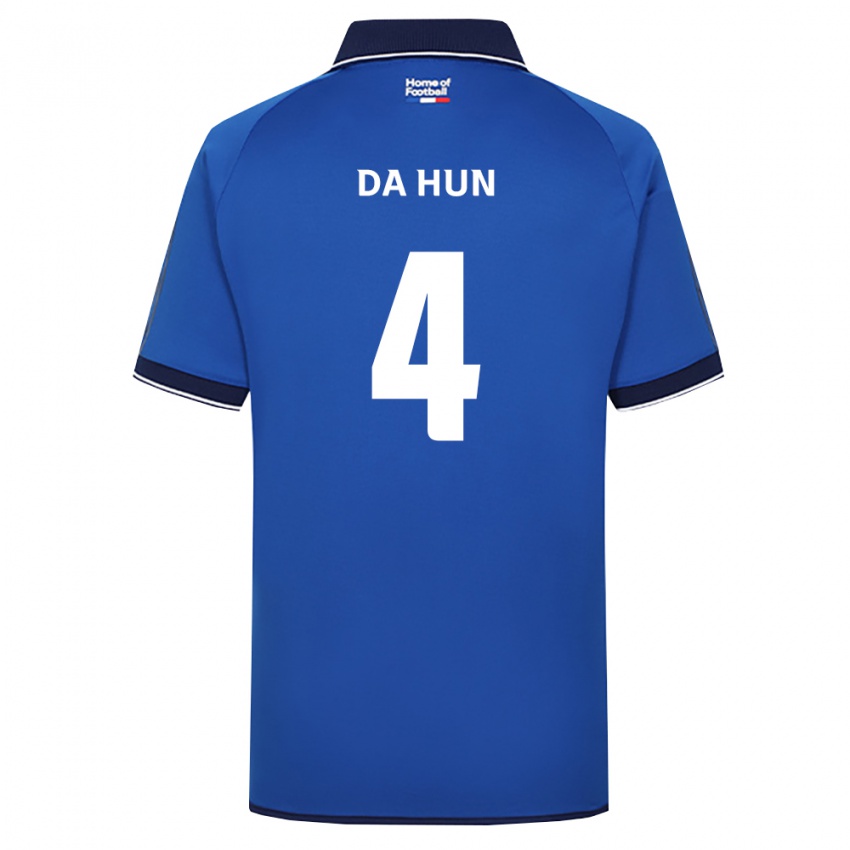נשים Da-Hun Choi #4 כחול מלכותי לבן אדום ג'רזי ביתית 2026/27 חולצה קצרה