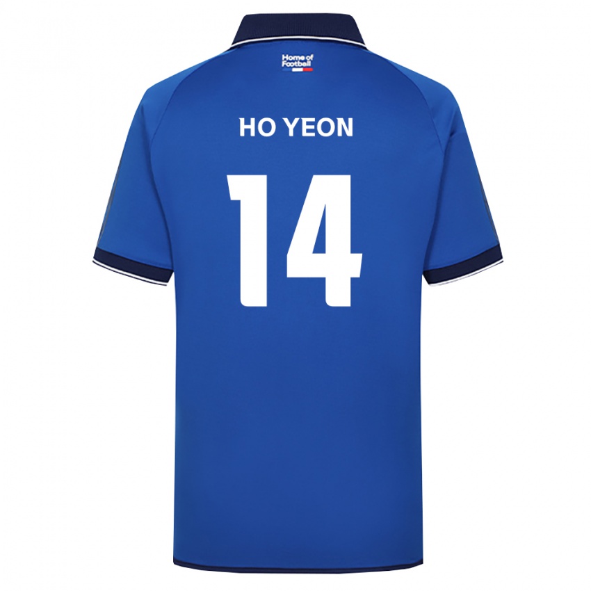 נשים Ho-Yeon Jung #14 כחול מלכותי לבן אדום ג'רזי ביתית 2026/27 חולצה קצרה