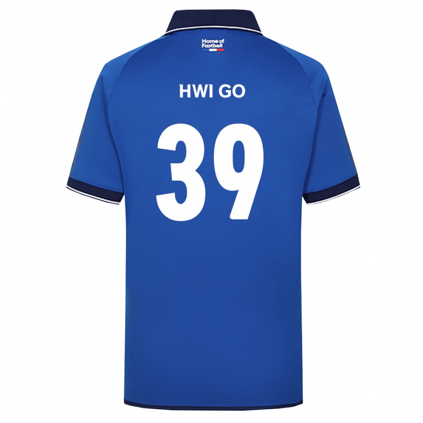 נשים Hwi-Go Lee #39 כחול מלכותי לבן אדום ג'רזי ביתית 2026/27 חולצה קצרה