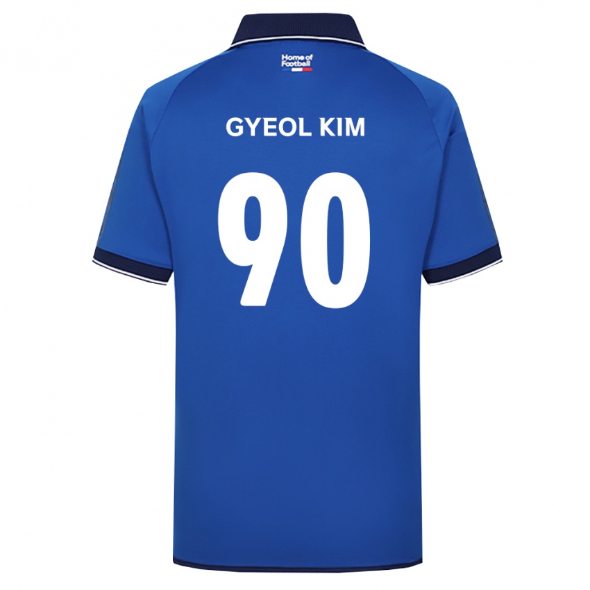נשים Gyeol Kim #90 כחול מלכותי לבן אדום ג'רזי ביתית 2026/27 חולצה קצרה