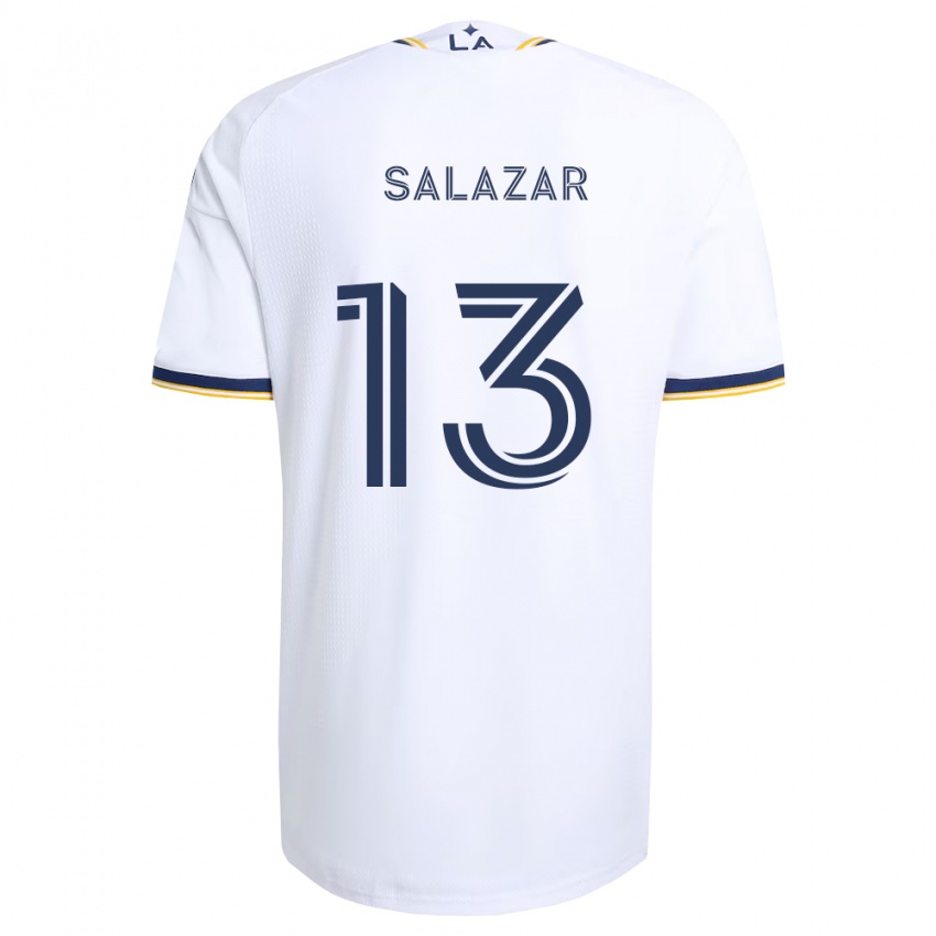 נשים Giovanni Salazar #13 כחול צהוב ולבן ג'רזי ביתית 2026/27 חולצה קצרה
