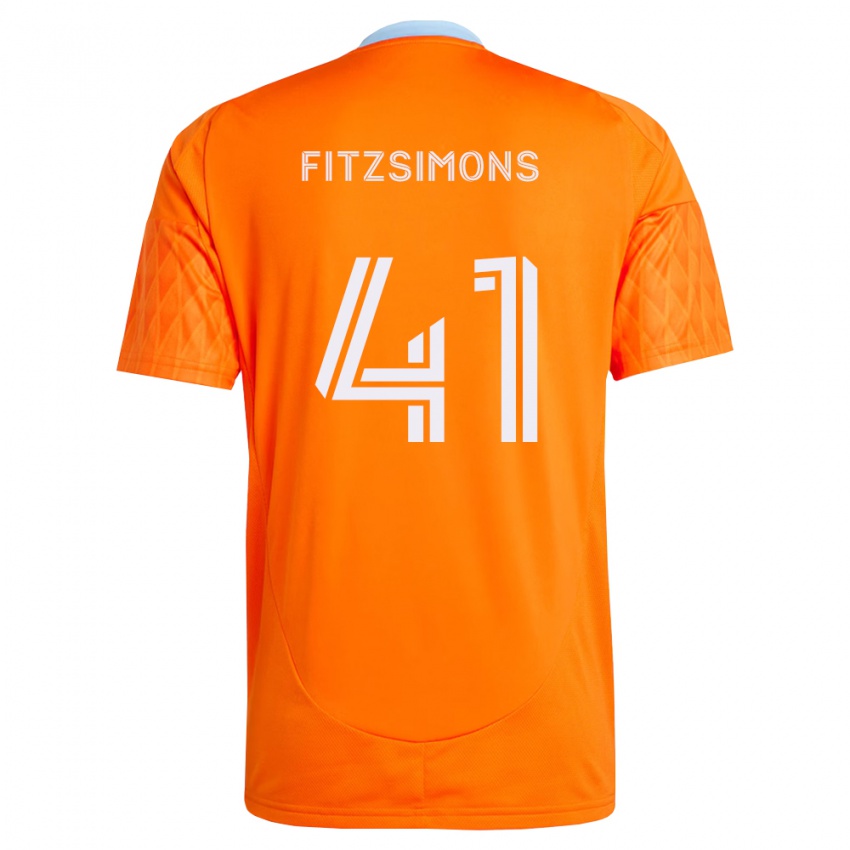 נשים Brogan Fitzsimons #41 כתום לבן ג'רזי ביתית 2026/27 חולצה קצרה