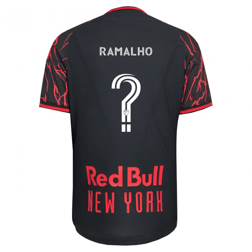 נשים Caio Ramalho #0 אדום שחור לבן ג'רזי ביתית 2026/27 חולצה קצרה