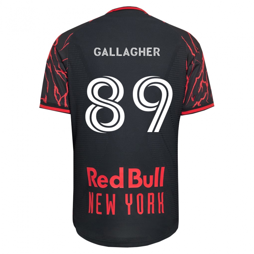 נשים Christian Gallagher #89 אדום שחור לבן ג'רזי ביתית 2026/27 חולצה קצרה