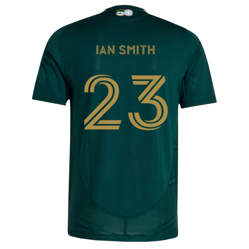 נשים Ian Smith #23 ירוק כהה חום ג'רזי ביתית 2026/27 חולצה קצרה