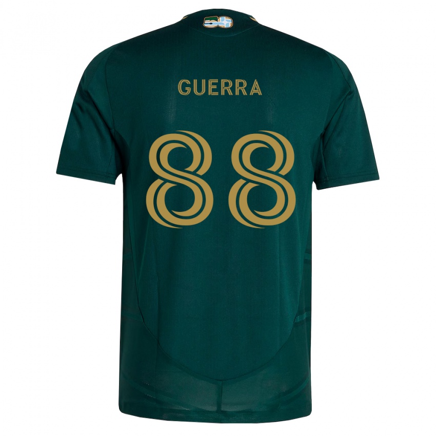 נשים Gage Guerra #88 ירוק כהה חום ג'רזי ביתית 2026/27 חולצה קצרה