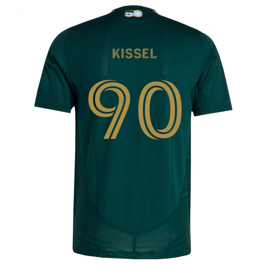 נשים Maximilian Kissel #90 ירוק כהה חום ג'רזי ביתית 2026/27 חולצה קצרה