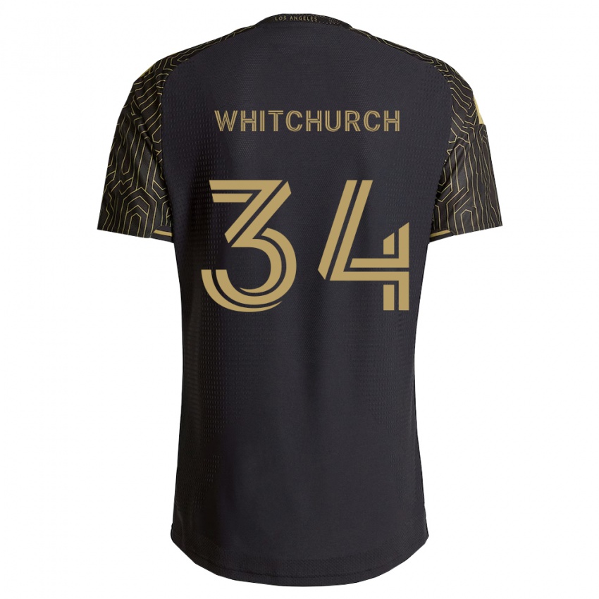 נשים Giuliano Whitchurch #34 חום שחור ג'רזי ביתית 2026/27 חולצה קצרה