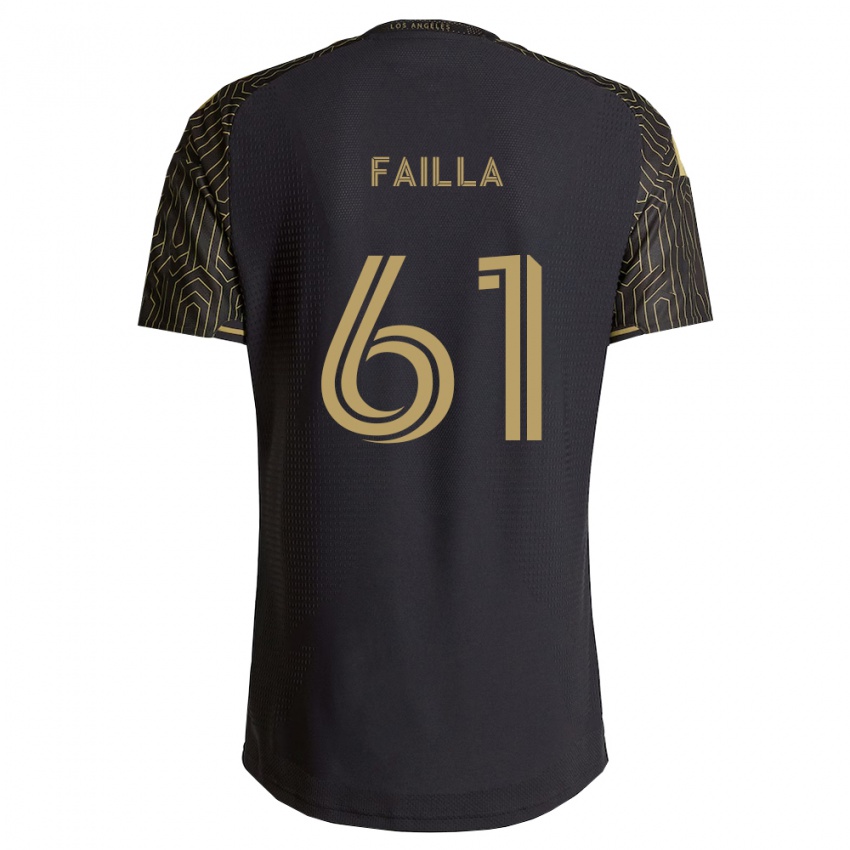 נשים Benjamín Failla #61 חום שחור ג'רזי ביתית 2026/27 חולצה קצרה