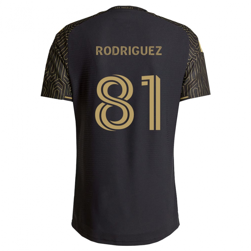 נשים Ernesto Rodriguez #81 חום שחור ג'רזי ביתית 2026/27 חולצה קצרה