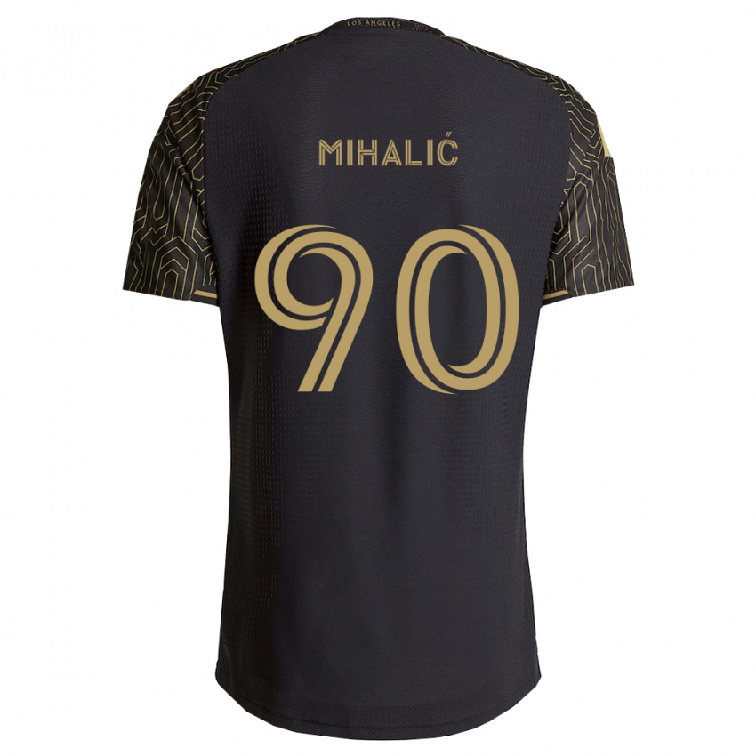 נשים Tommy Mihalić #90 חום שחור ג'רזי ביתית 2026/27 חולצה קצרה