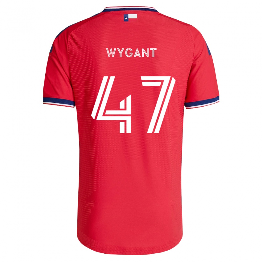 נשים Christian Wygant #47 אדום כחול לבן ג'רזי ביתית 2026/27 חולצה קצרה