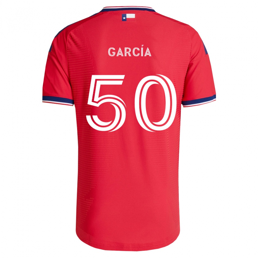 נשים Diego García #50 אדום כחול לבן ג'רזי ביתית 2026/27 חולצה קצרה