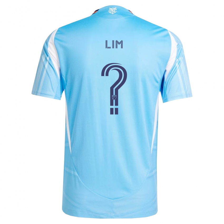 נשים Evan Lim #0 כחול שמיים לבן ג'רזי ביתית 2026/27 חולצה קצרה