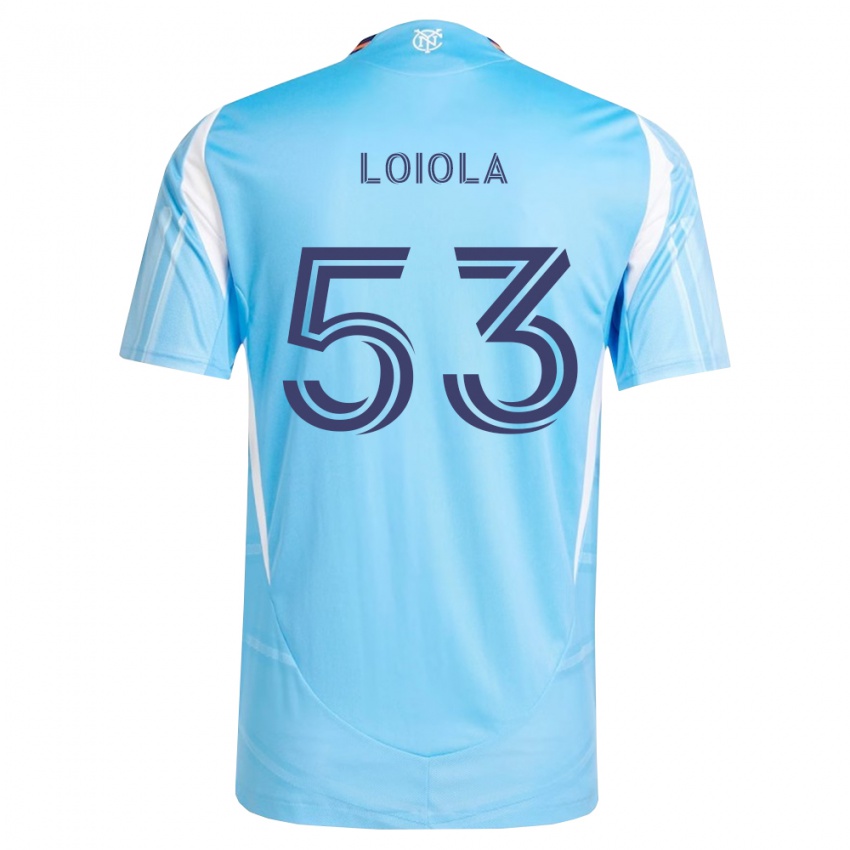 נשים João Loiola #53 כחול שמיים לבן ג'רזי ביתית 2026/27 חולצה קצרה