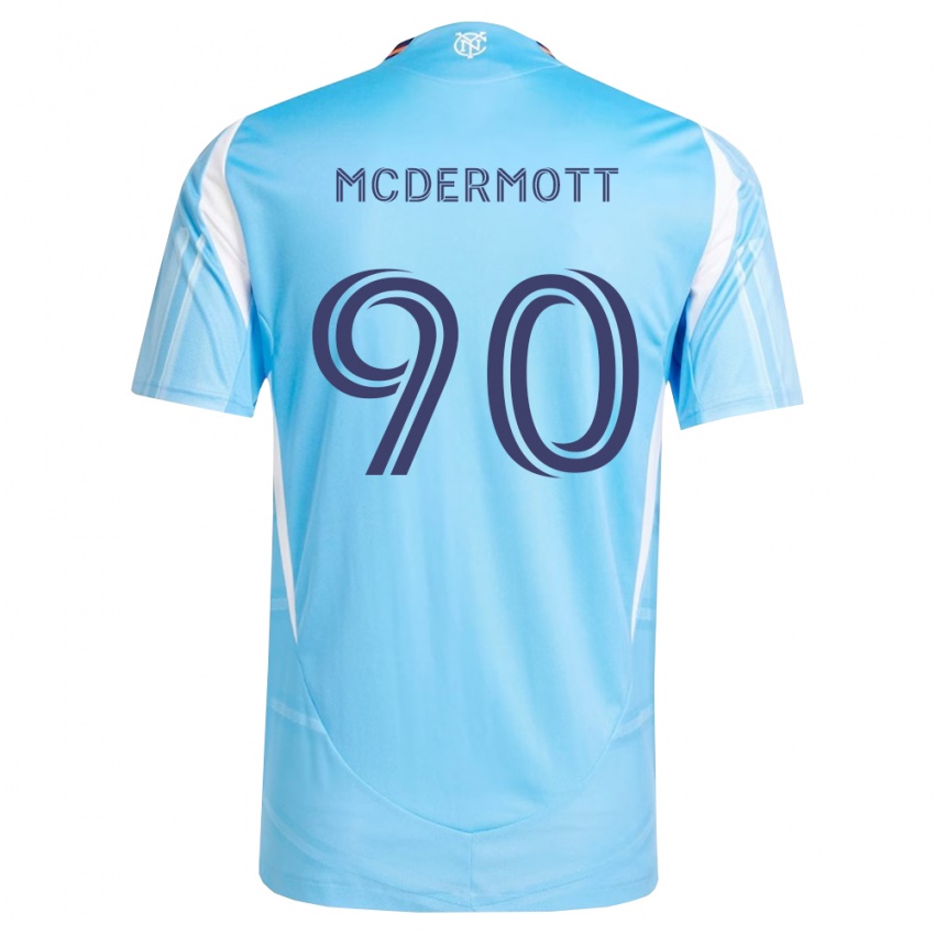 נשים Dylan Mcdermott #90 כחול שמיים לבן ג'רזי ביתית 2026/27 חולצה קצרה