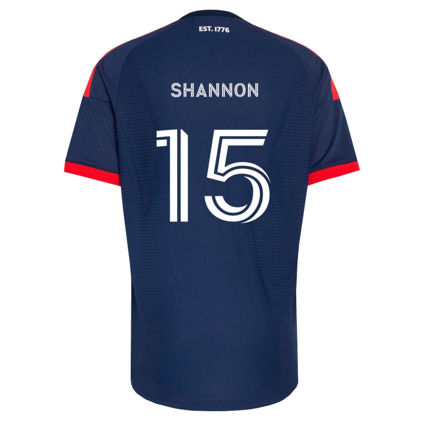 נשים Jake Shannon #15 כחול מלכותי אדום לבן ג'רזי ביתית 2026/27 חולצה קצרה