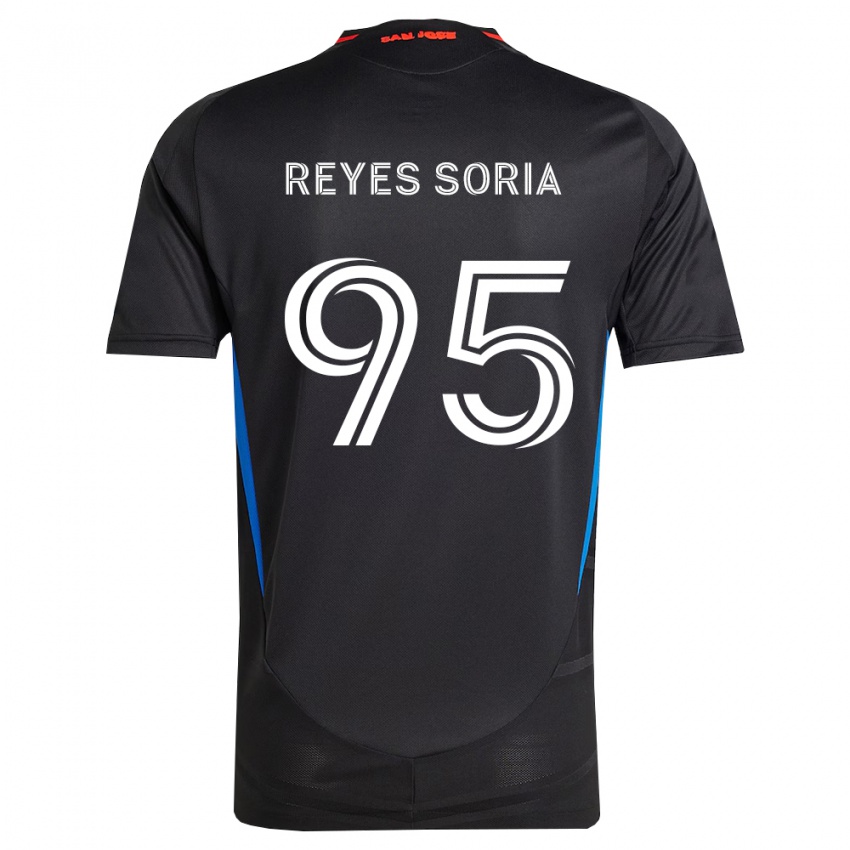 נשים Randhu Reyes Soria #95 כחול לבן שחור ג'רזי ביתית 2026/27 חולצה קצרה