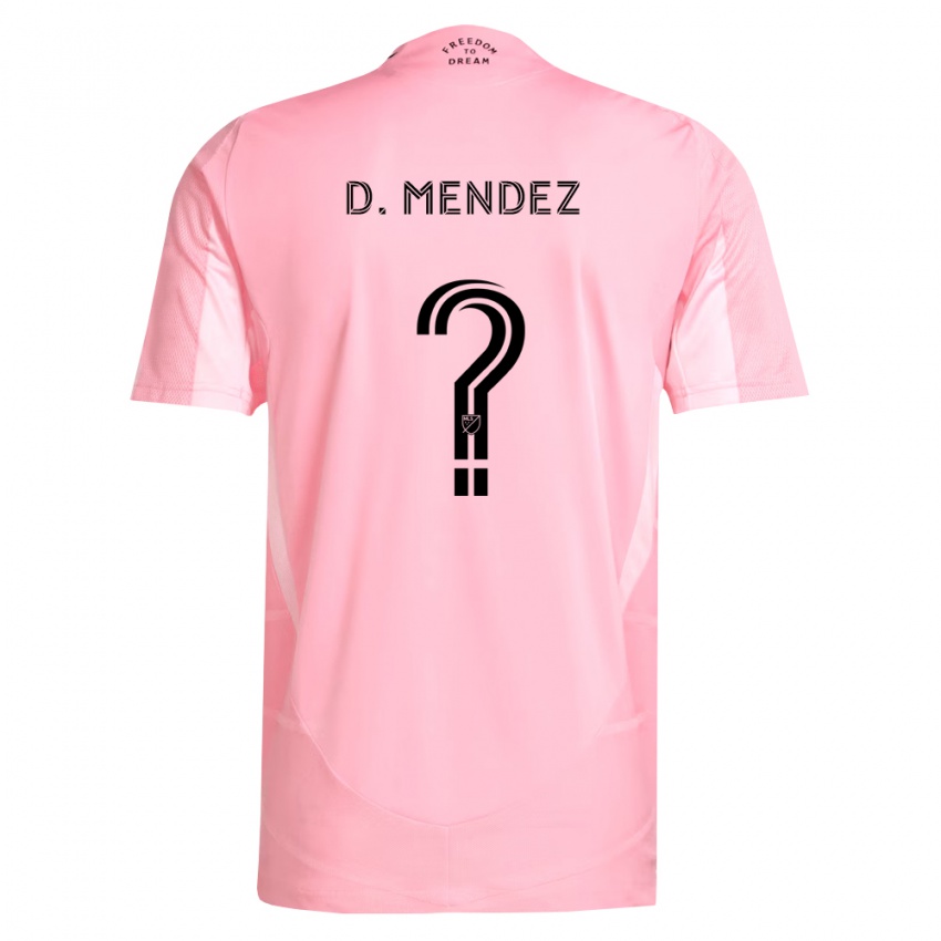 נשים Dylan Mendez #0 ורוד שחור ג'רזי ביתית 2026/27 חולצה קצרה