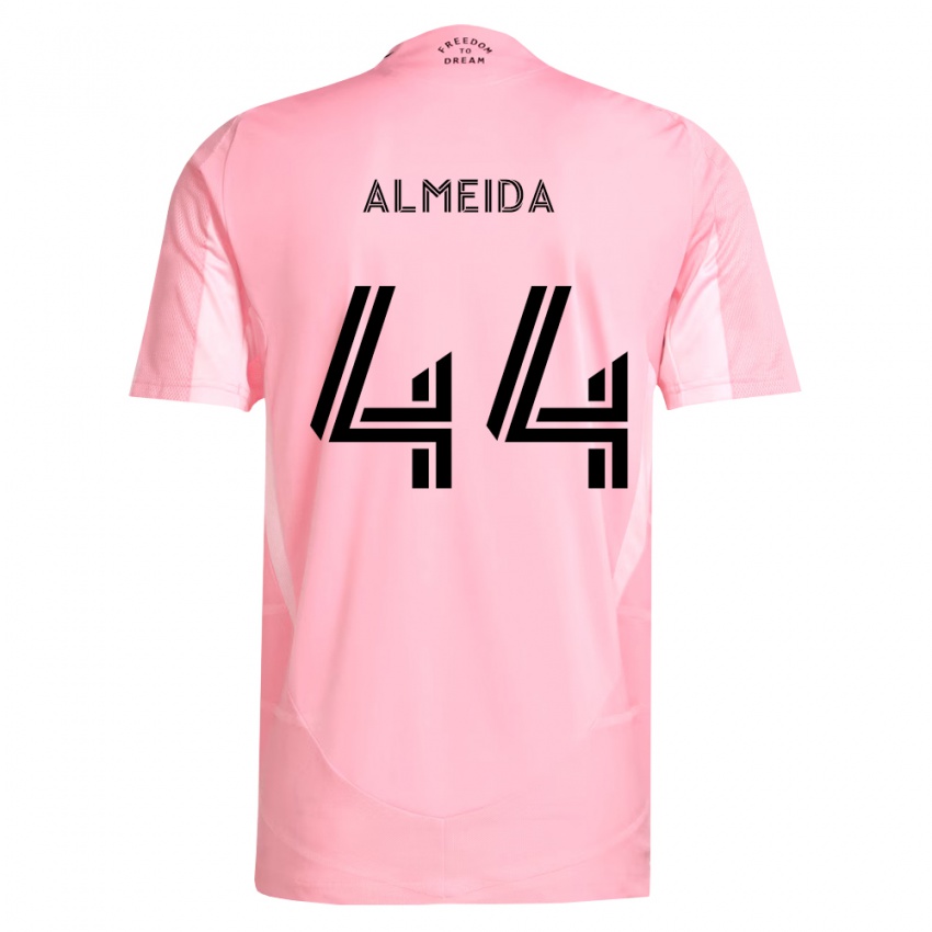 נשים Nicholas Almeida #44 ורוד שחור ג'רזי ביתית 2026/27 חולצה קצרה