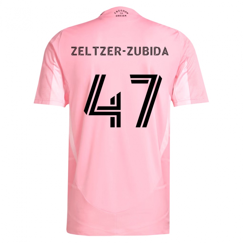 נשים Idoh Zeltzer-Zubida #47 ורוד שחור ג'רזי ביתית 2026/27 חולצה קצרה