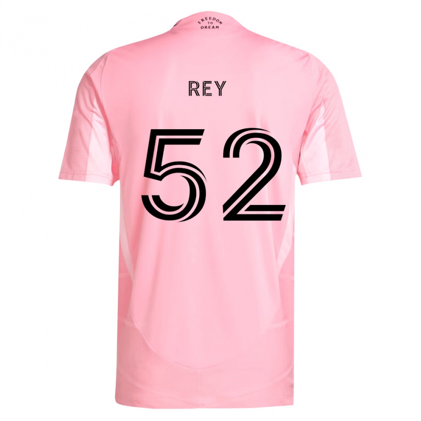 נשים Diego Rey #52 ורוד שחור ג'רזי ביתית 2026/27 חולצה קצרה
