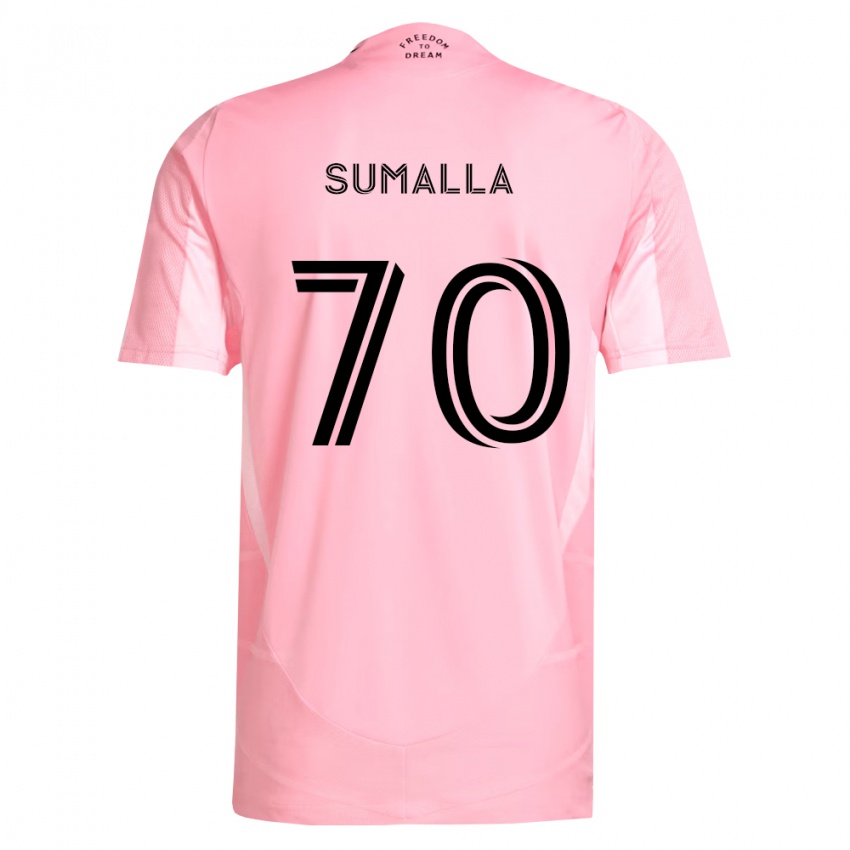 נשים Daniel Sumalla #70 ורוד שחור ג'רזי ביתית 2026/27 חולצה קצרה