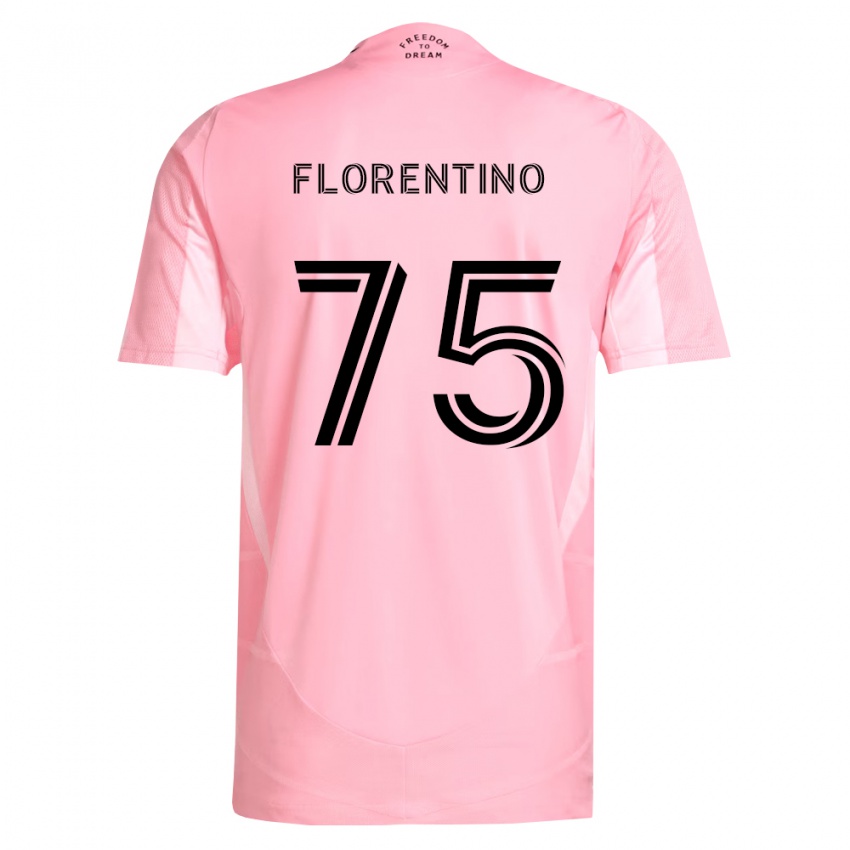 נשים Gabriel Florentino #75 ורוד שחור ג'רזי ביתית 2026/27 חולצה קצרה